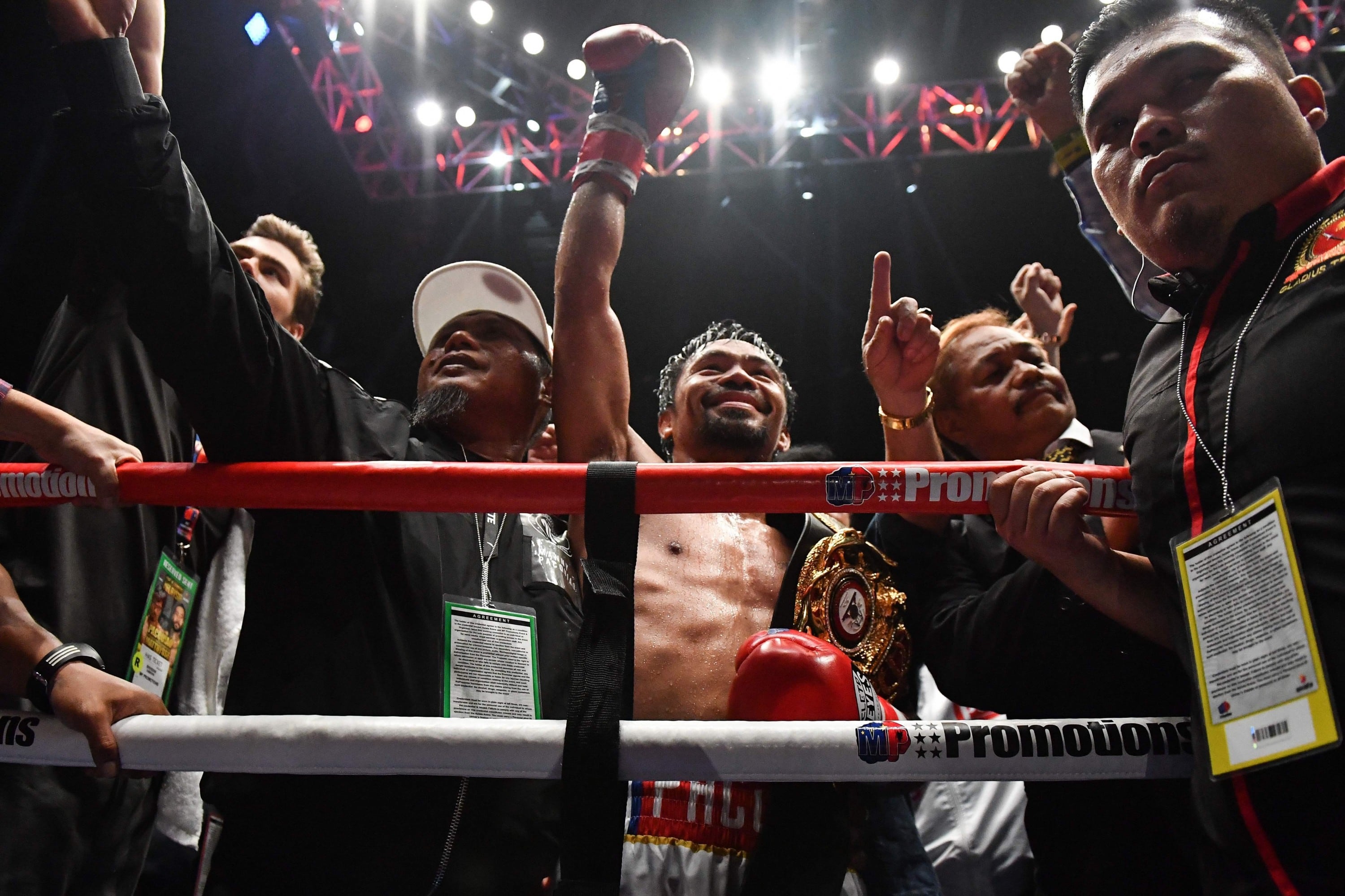 Manny Pacquiao consigue el primer título AMB de su carrera. (Agencias)