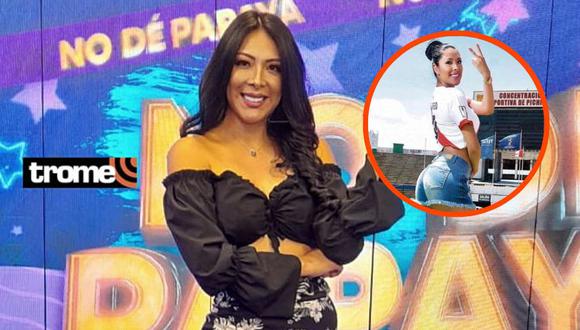 Bella Querevalú, la conductora de Tv de Ecuador que posó con camiseta de Perú como Malcriada de Trome (Foto: Trome)