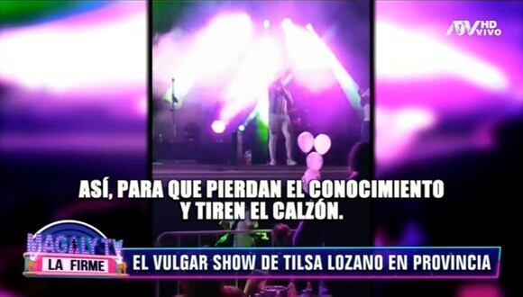 Tilsa Lozano y Zorro Zupe lanzan polémica frase durante show en Lambayeque