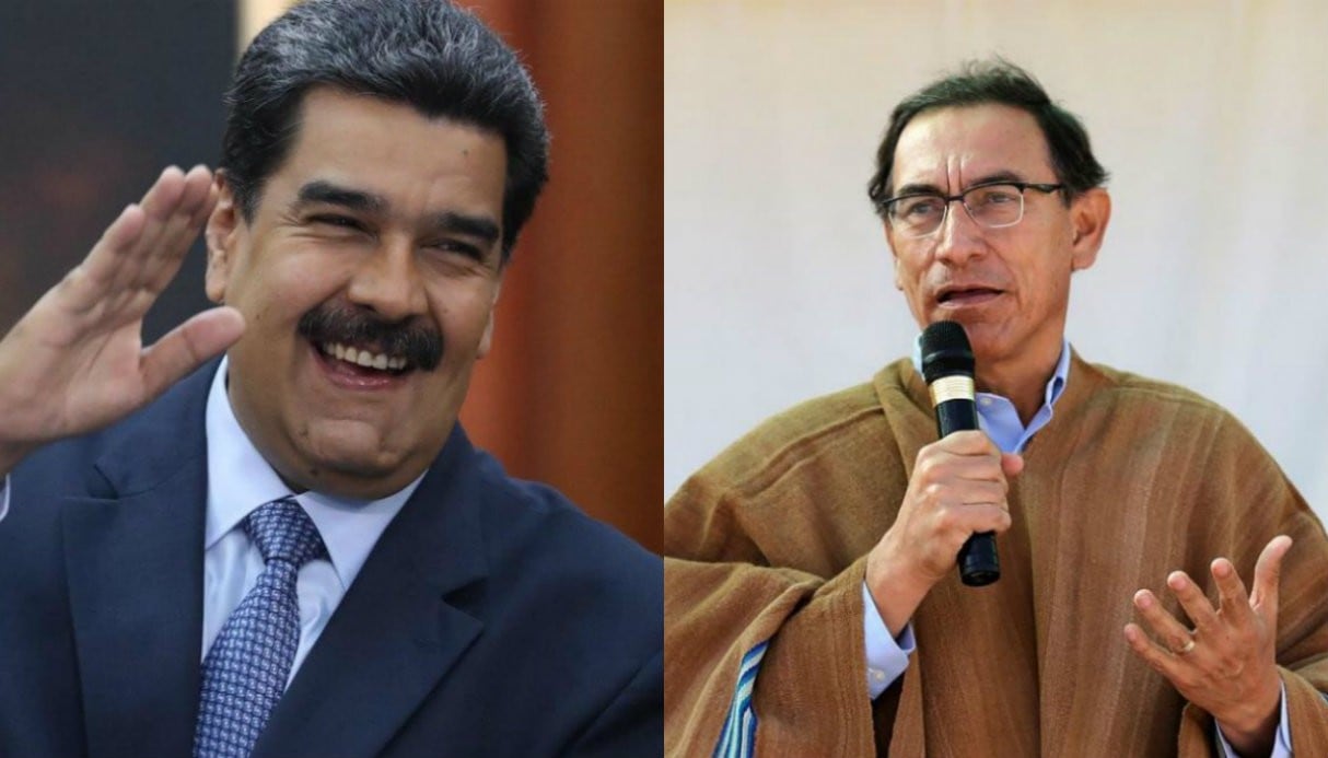Maduro le contesta a Vizcarra