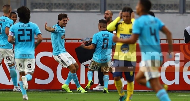 Omar Merlo aumenta la cuenta para Sporting Cristal en Copa Libertadores
