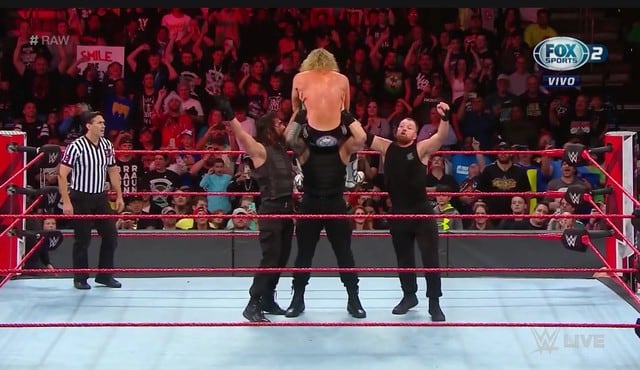 The Shield se impuso a Strowman, Ziggler y McIntyre. (WWE)