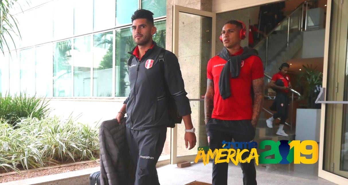 Selección peruana parte rumbo al estadio Maracaná