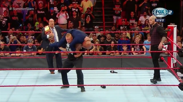 'La Bestia' Brock Lesnar está fuera de control en WWE (Captura; TV)