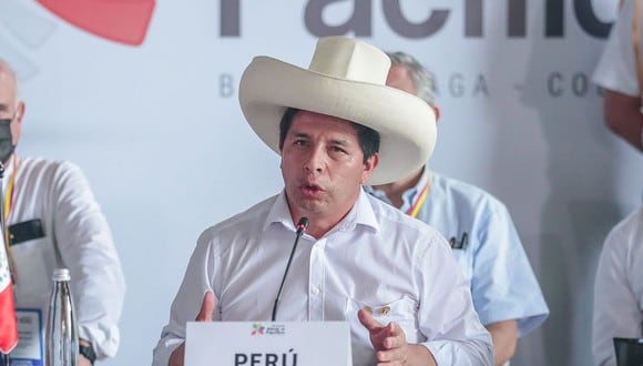 Pedro Castillo participó en la XVI cumbre de la Alianza del Pacífico. (Foto: Presidencia)