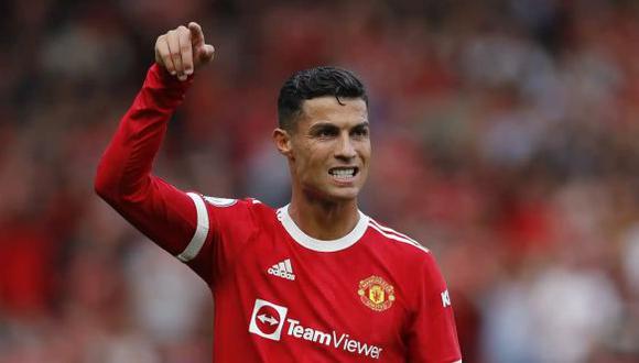 Cristiano Ronaldo se puso la capa de héroe en el Manchester United. (Foto: AFP)