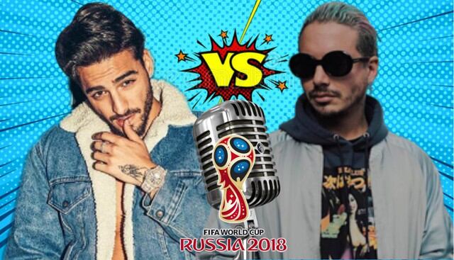 ¿Maluma y J Balvin enfrentados por ver cuál de los dos cantará el tema de Rusia 2018?