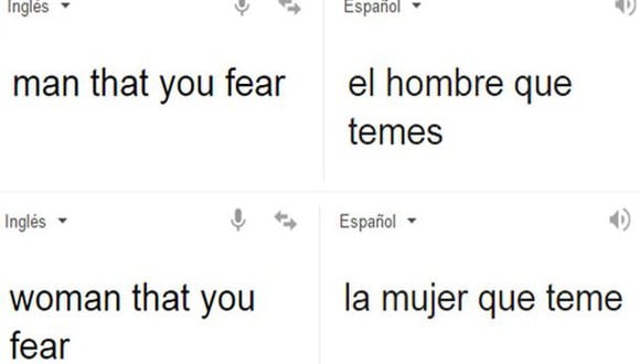 ¿El traductor de Google es machista?