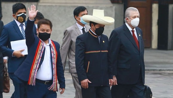 Guido Bellido pidió que Perú Libre exija la renuncia de Óscar Maúrtua, según reveló un chat de la bancada. (Foto: Andina)