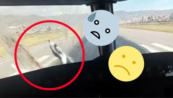 Este video muestra el momento en que una paloma impacta contra un avión, durante un aterrizaje en Cusco. Aunque parezca una broma, pudo ser más triste aun: si el ave hubiera impactado con la turbina de la nave, esta pudo haber perdido el equilibrio necesario para un buen aterrizaje.