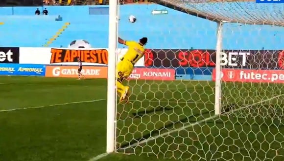 'Supermán' ahoga grito de gol victoriano en dos ocasiones (Captura Gol Perú)
