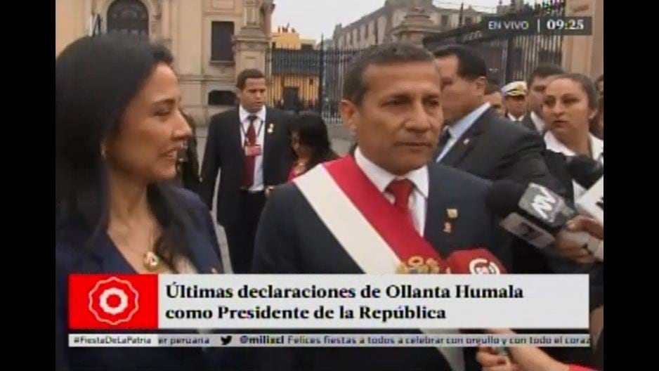 Ollanta Humala y Nadine Heredia se despidieron del Gobierno con estas palabras.